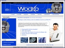 Aperu du site Wooxo - scurit et sauvegarde des donnes informatiques