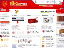 Aperu du site King of Price - vente de matriel informatique et domotique