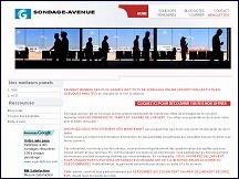 Aperu du site Sondage Avenue - sondages rmunrs sur internet