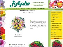 Aperu du site Fleuriste Josepha - livraison de fleurs  domicile par un artisan fleuriste
