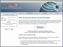 Aper�u du site TechSay - �tudes de march�, enqu�tes informatiques r�mun�r�es