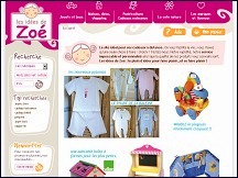 Aperçu du site Les Idees de Zoé - idées cadeaux de naissance, cadeaux pour enfants