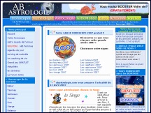 Aperu du site AB Astrologie - horoscopes gratuits et actualits des astres