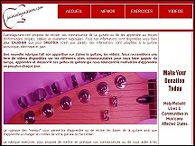Aperu du site Jaimelaguitare.com - guitare pour le dbutant ou joueur confirm