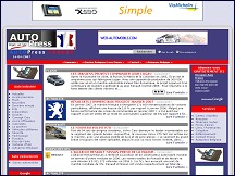 Aperçu du site Autopress.be - actualité automobile francophone