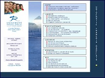 Aperçu du site Université François-Rabelais