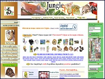 Aperu du site Jungle-Shop.fr - boutique de terrariophilie, spcialiste reptiles, serpents