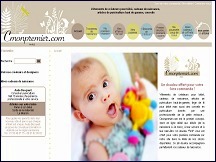 Aperu du site Cmonpremier.com - vtements de crateurs pour bbs, cadeaux de naissance