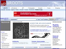 Aperçu du site aRchitecture aROOTS