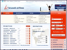 Aperu du site SN Brussels Airlines - compagnie arienne belge