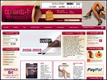 Aper�u du site Collants.fr - sp�cialiste de collants et de bas
