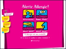 Aperu du site Alerte Allergie - diagnostiquer et traiter les allergies