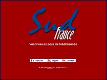 Aperçu du site SudFrance - vacances en pays de Méditerranée