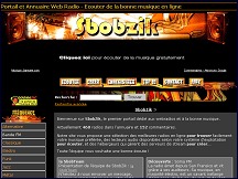 Aperu du site SbobZik - annuaire des webradios francophones