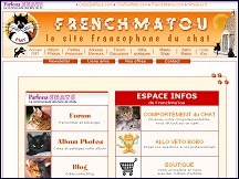 Aperu du site FrenchMatou - site ddi aux chats