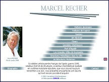 Aperçu du site Marcel Recher