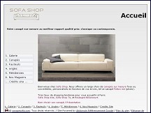 Aperu du site Sofa Shop - canaps sur mesure