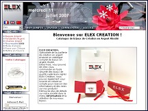 Elex Cr�ation - bijoux en argent rhodi�