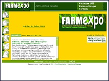 Aperu du site FarmExpo - salon professionnel des leveurs