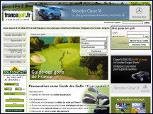 Aperu du site France Golf - guide des golfs de France