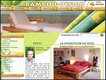 Aperu du site Bambou Design - mobilier et dcoration maison en bambou