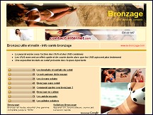 Aperu du site Le-Bronzage.com - infos sant sur le bronzage