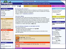 Aperçu du site Aligastore