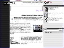 Aperçu du site archINFORM