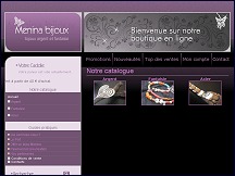 Menina Bijoux - vente en ligne bijoux en argent, acier et fantaisie