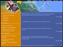 Aperu du site Universit du Qubec  Montral - UQAM