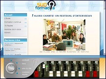 Aperu du site Sudformadia - cole de la radio Toulouse