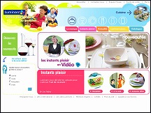Aperu du site Luminarc - vaisselle & astuces cuisine