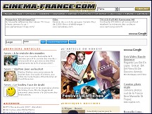 Aperu du site Cinma France - magazine du cinma, webzine cinmatographique