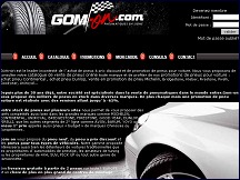 Aperu du site Gom-On.com - vente de pneus et pneumatiques en ligne