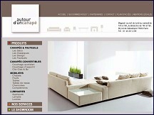 Aperu du site Autour d'un Canap - canaps et mobilier design