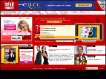 Aperçu du site Télé Poche - guide télé, programmes télé de la semaine