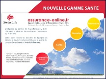 Aperu du site Assurance Online - agents gnraux assurance Swiss Life