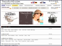 Aperu du site Tagulito - sacs et accessoires de mode de luxe