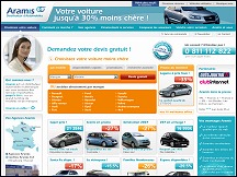 Aperu du site Aramis Auto - voitures neuves moins cher, mandataire automobile