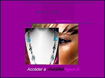 Aperu du site Mania Bijoux - vente de bijoux fantaisie
