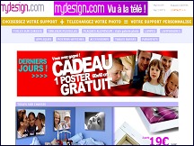 Aper�u du site My Design - tableaux personnalis�s, impression de vos visuels