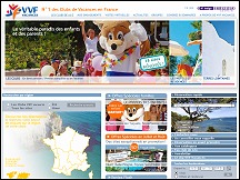 Aperu du site VVF Vacances - clubs de vacances en France, htels de loisirs