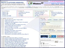 Aperçu du site Trucs et Astuces Windows