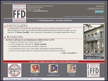 Aperçu du site Fédération Française des Déménageurs, syndicat du déménagement