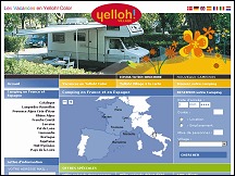 Aperçu du site Yelloh! Village - chaîne européenne de camping-villages
