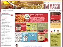 Aperu du site Casa Dalmasso - picerie italienne, produits d'Italie