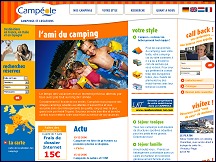 Aperu du site Campole - chane de campings de France