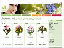 Aperu du site EuroFlorist - livraison de fleurs dans plus de 80 pays du monde
