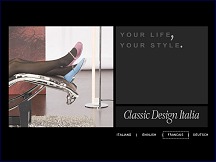 Aperu du site Classic Design Italia - mobilier design italien