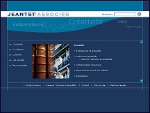 Aperu du site Jeantet Associs - cabinet Avocats affaires international